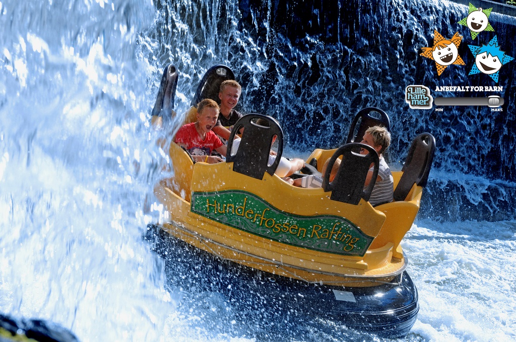 Hunderfossen Adventure park, open during the Autumn Hollidays